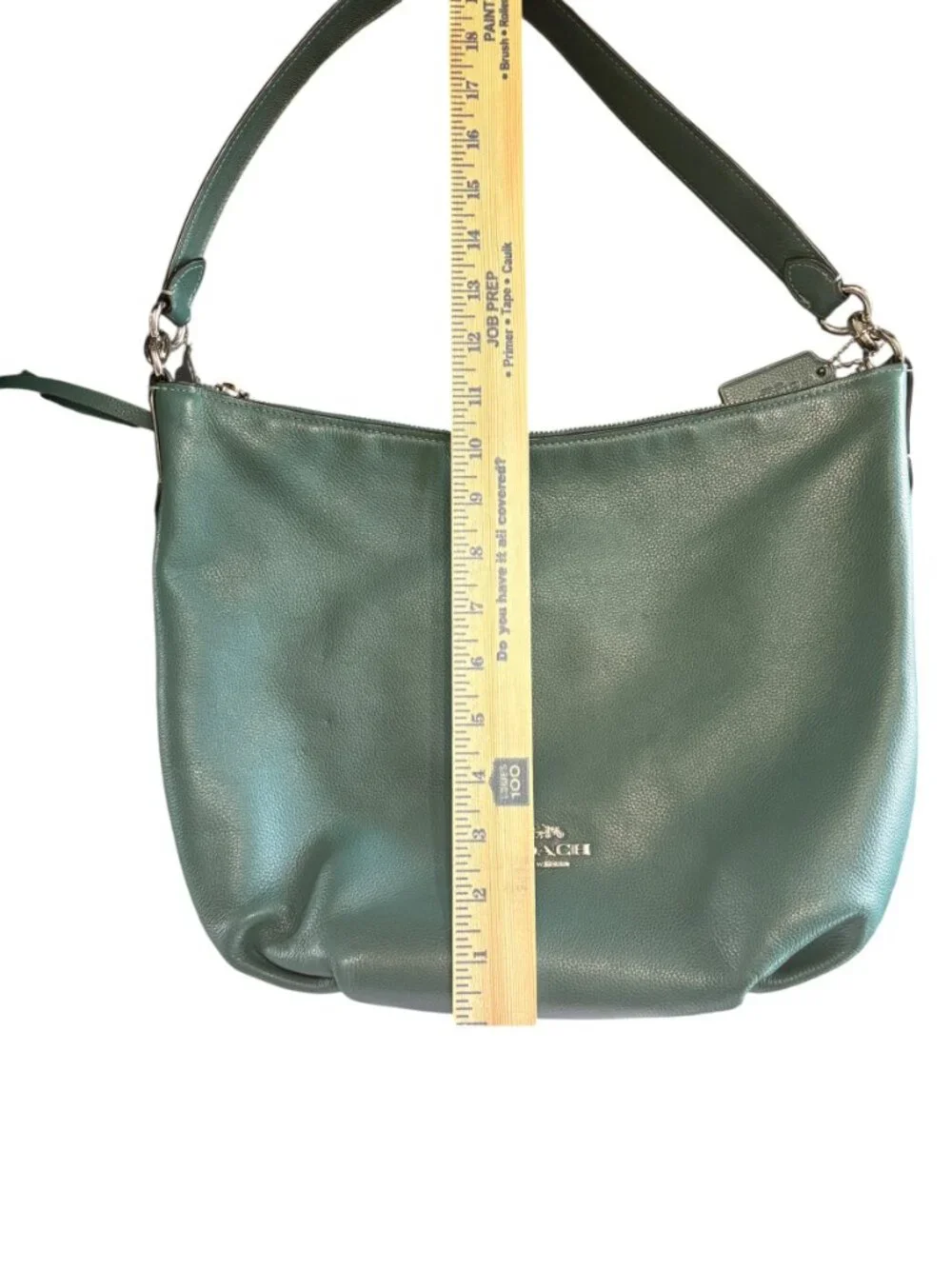 Coach Small Skylar Hobo Pebbled Leather Shoulder Bag Dark Turquoise